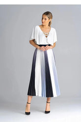 Figl midi pleated skirt  Adomoo